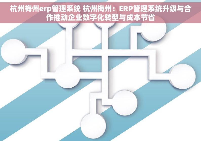 杭州梅州erp管理系统 杭州梅州：ERP管理系统升级与合作推动企业数字化转型与成本节省