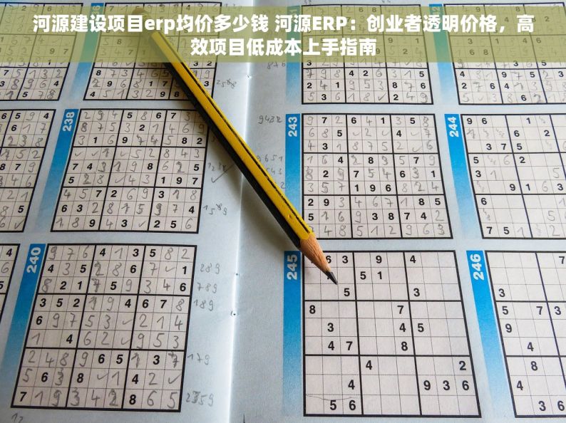 河源建设项目erp均价多少钱 河源ERP：创业者透明价格，高效项目低成本上手指南