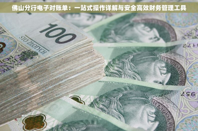 佛山分行电子对账单：一站式操作详解与安全高效财务管理工具