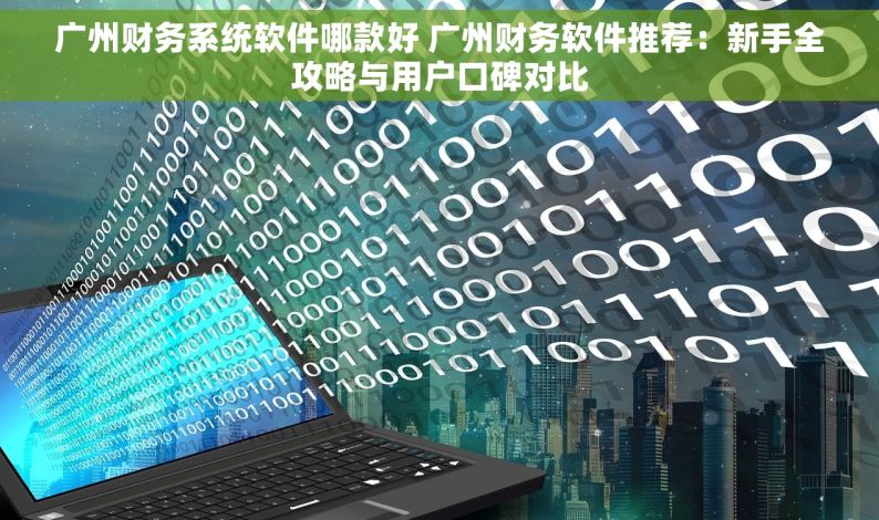 广州财务系统软件哪款好 广州财务软件推荐：新手全攻略与用户口碑对比