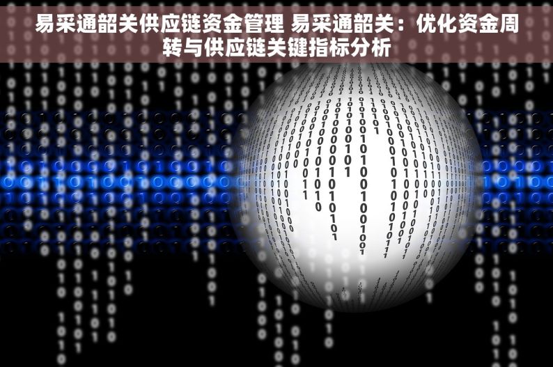 易采通韶关供应链资金管理 易采通韶关：优化资金周转与供应链关键指标分析