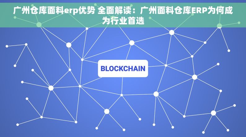 广州仓库面料erp优势 全面解读：广州面料仓库ERP为何成为行业首选