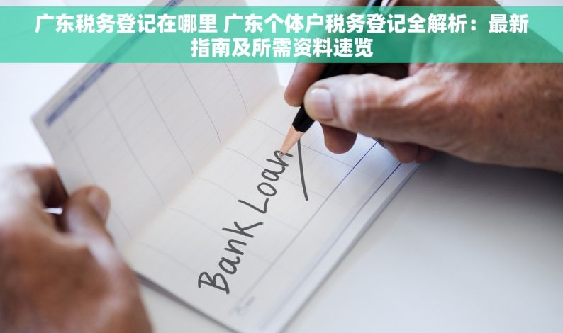 广东税务登记在哪里 广东个体户税务登记全解析：最新指南及所需资料速览