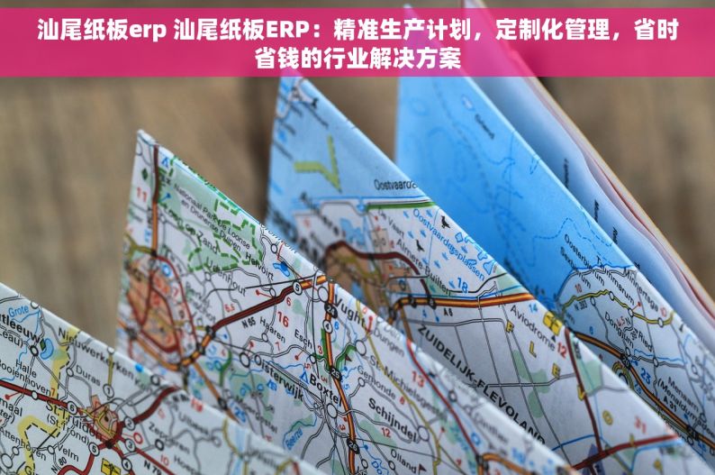 汕尾纸板erp 汕尾纸板ERP：精准生产计划，定制化管理，省时省钱的行业解决方案