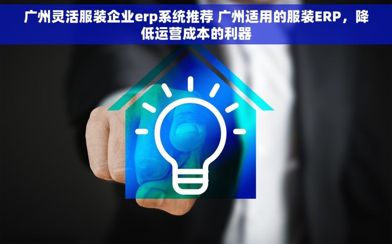广州灵活服装企业erp系统推荐 广州适用的服装ERP，降低运营成本的利器