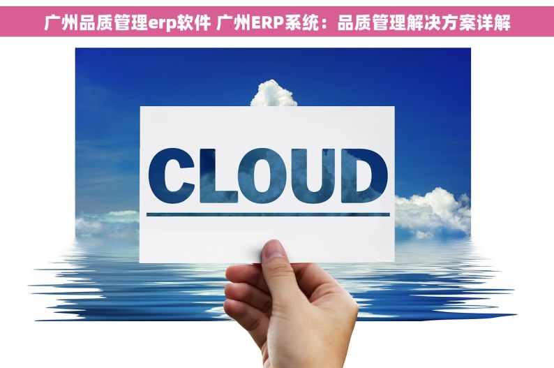 广州品质管理erp软件 广州ERP系统：品质管理解决方案详解