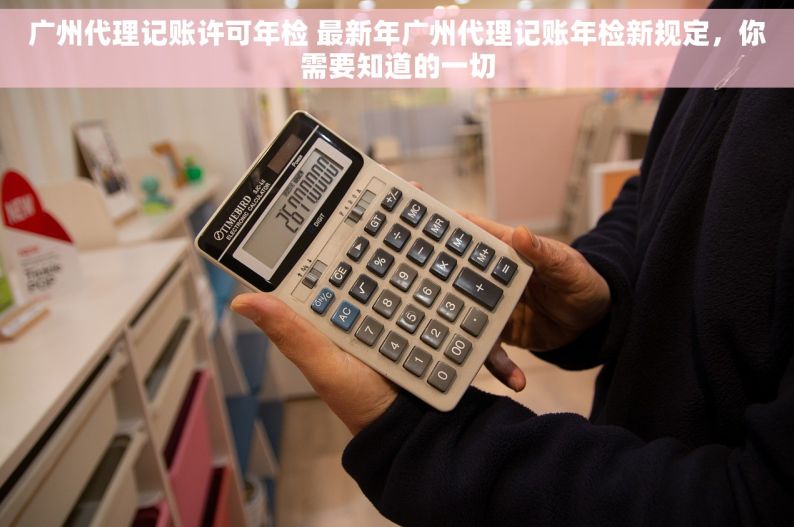广州代理记账许可年检 最新年广州代理记账年检新规定，你需要知道的一切