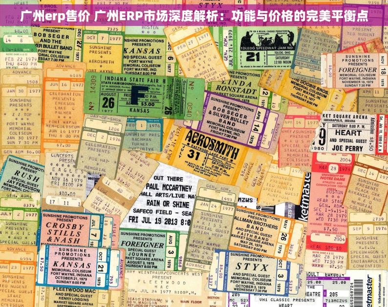 广州erp售价 广州ERP市场深度解析：功能与价格的完美平衡点