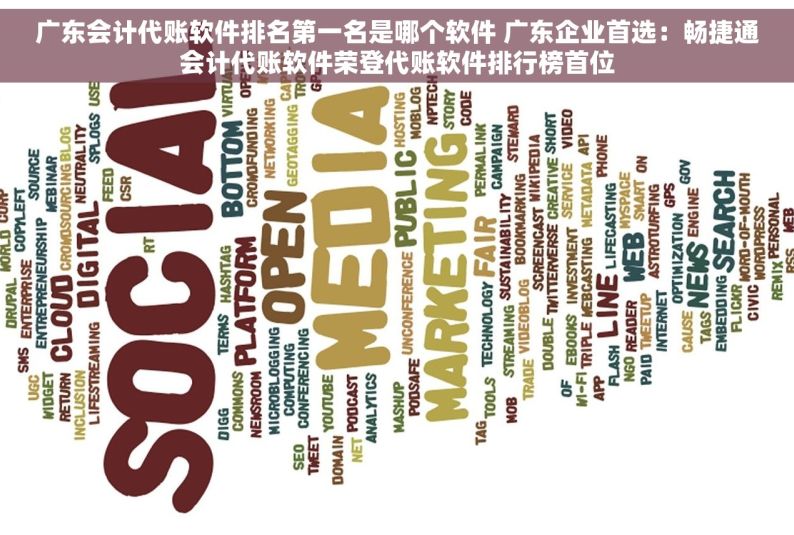广东会计代账软件排名第一名是哪个软件 广东企业首选：畅捷通会计代账软件荣登代账软件排行榜首位