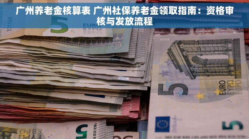 广州养老金核算表 广州社保养老金领取指南：资格审核与发放流程