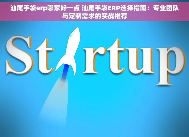 汕尾手袋erp哪家好一点 汕尾手袋ERP选择指南：专业团队与定制需求的实战推荐