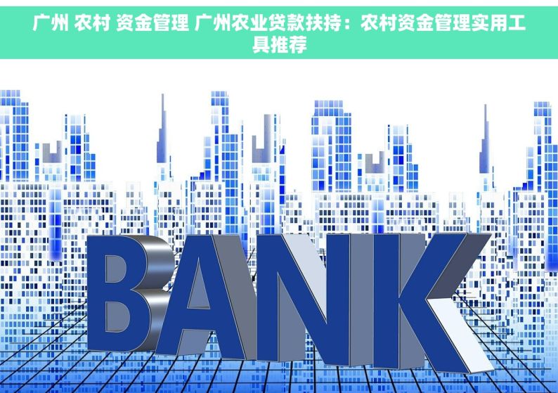 广州 农村 资金管理 广州农业贷款扶持：农村资金管理实用工具推荐