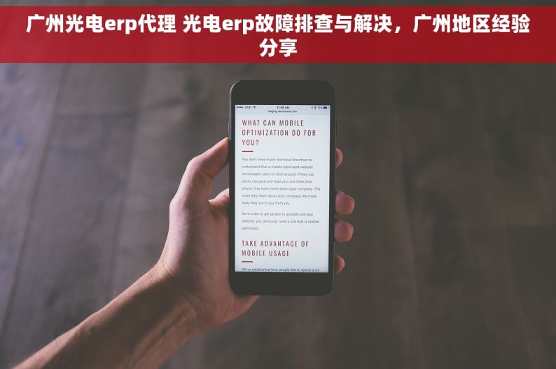 广州光电erp代理 光电erp故障排查与解决，广州地区经验分享