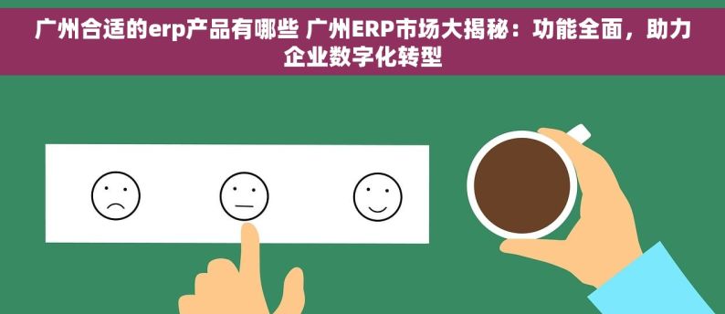 广州合适的erp产品有哪些 广州ERP市场大揭秘：功能全面，助力企业数字化转型