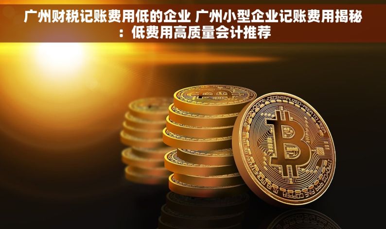 广州财税记账费用低的企业 广州小型企业记账费用揭秘：低费用高质量会计推荐