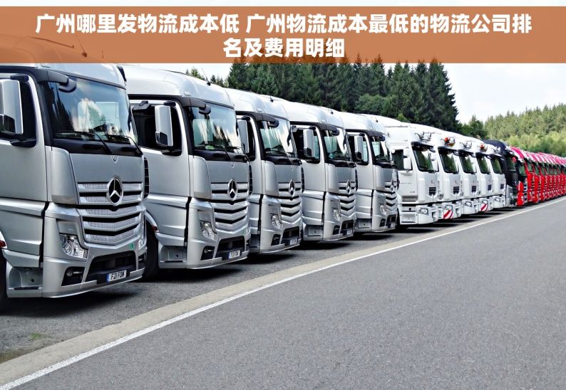 广州哪里发物流成本低 广州物流成本最低的物流公司排名及费用明细