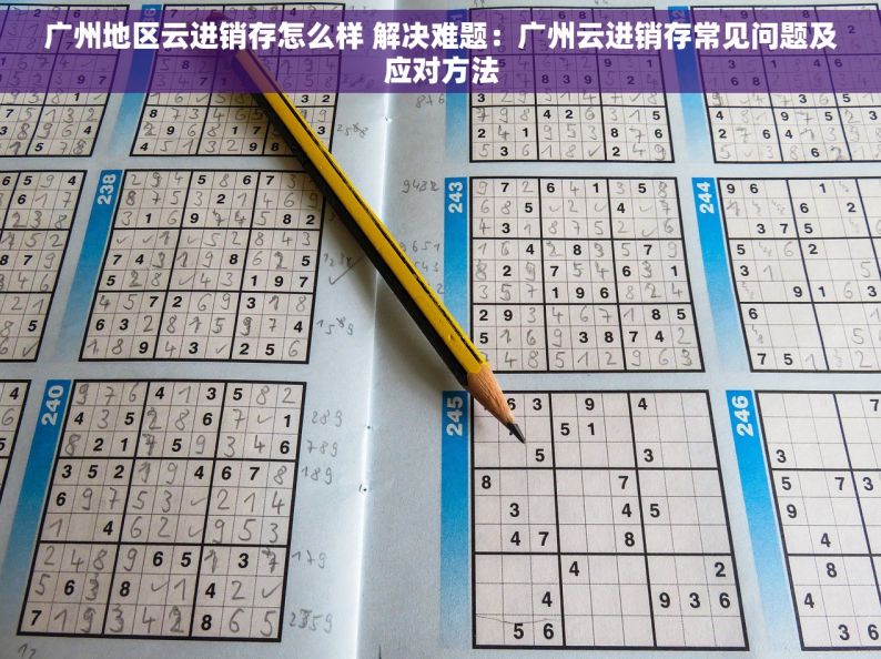 广州地区云进销存怎么样 解决难题：广州云进销存常见问题及应对方法
