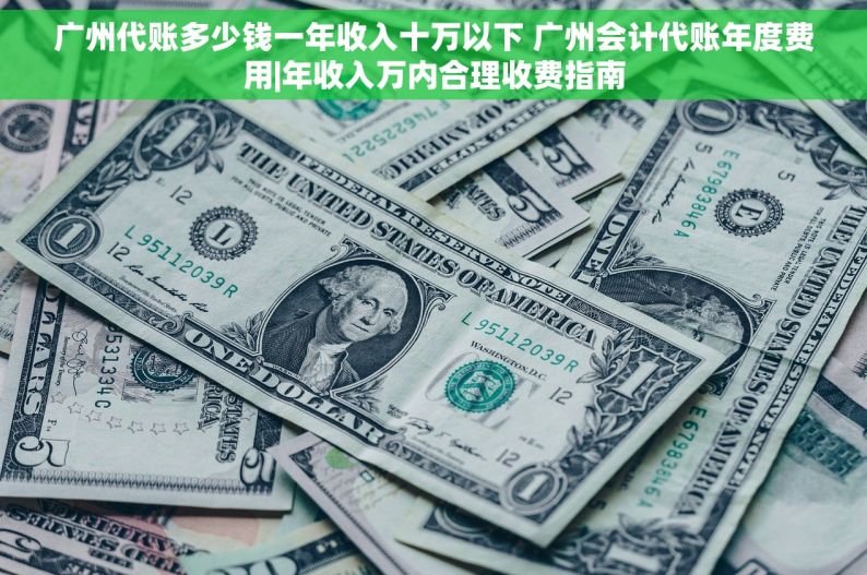 广州代账多少钱一年收入十万以下 广州会计代账年度费用|年收入万内合理收费指南