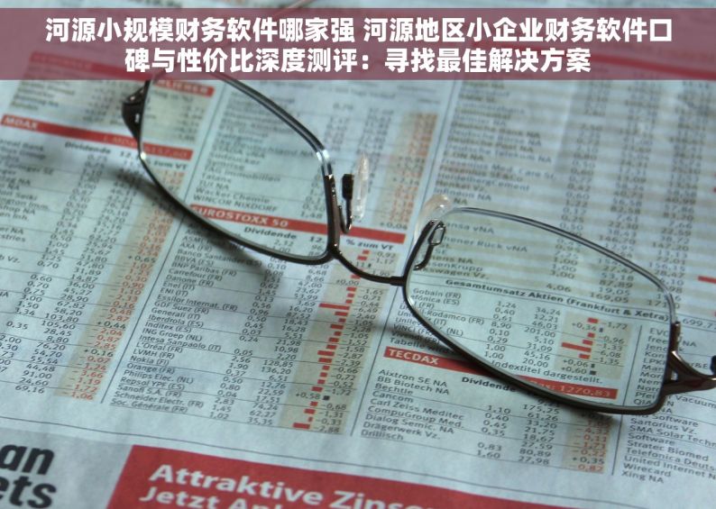 河源小规模财务软件哪家强 河源地区小企业财务软件口碑与性价比深度测评：寻找最佳解决方案