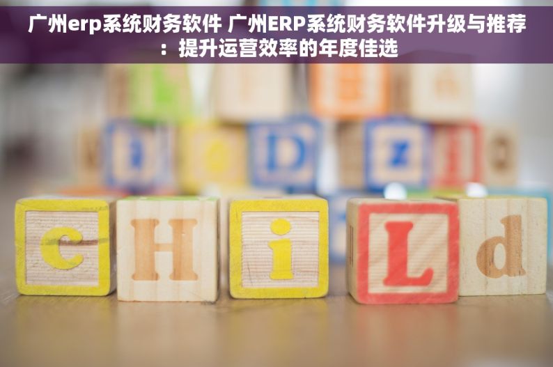 广州erp系统财务软件 广州ERP系统财务软件升级与推荐：提升运营效率的年度佳选