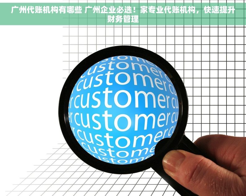 广州代账机构有哪些 广州企业必选！家专业代账机构，快速提升财务管理