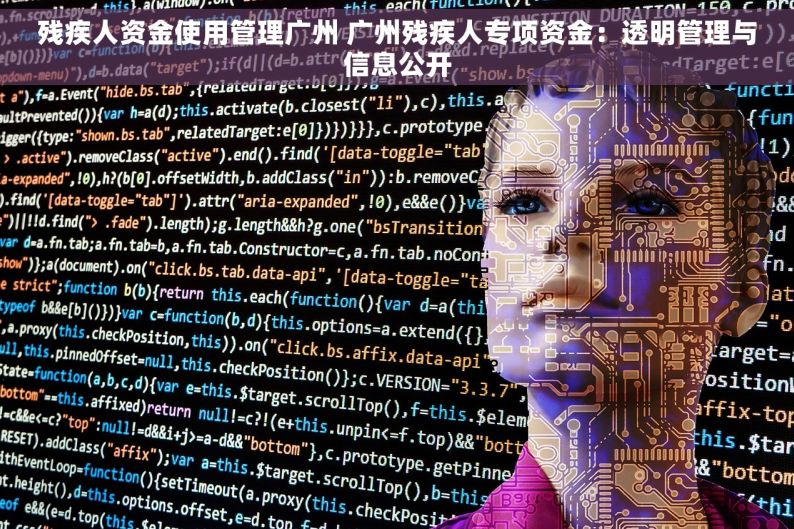 残疾人资金使用管理广州 广州残疾人专项资金：透明管理与信息公开