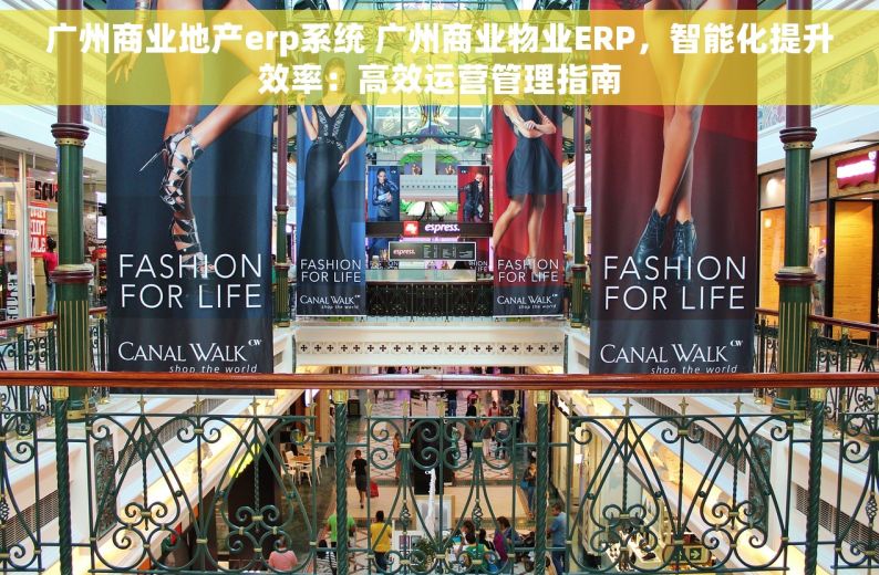广州商业地产erp系统 广州商业物业ERP，智能化提升效率：高效运营管理指南