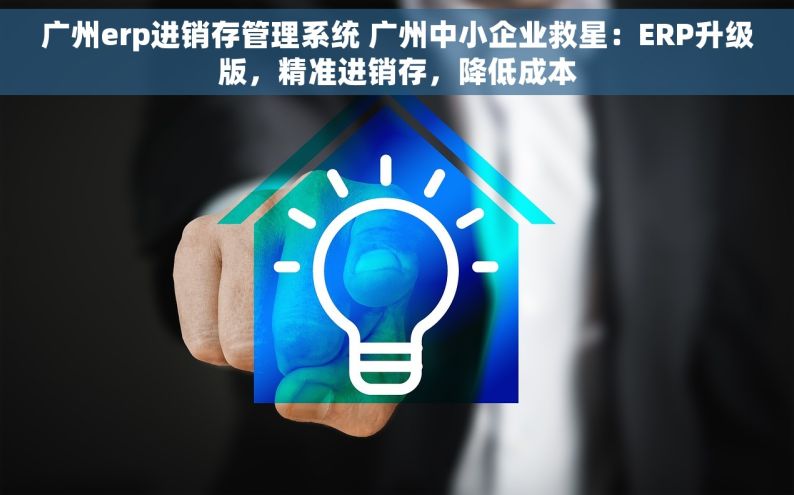 广州erp进销存管理系统 广州中小企业救星：ERP升级版，精准进销存，降低成本
