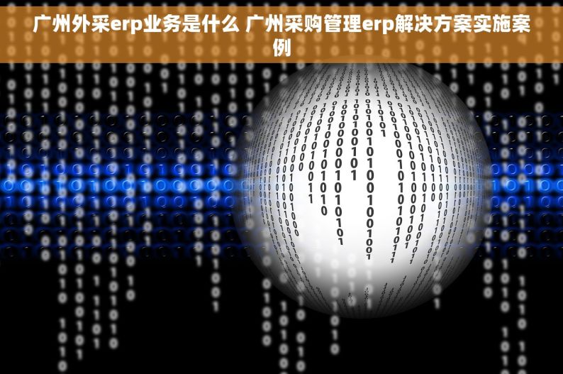 广州外采erp业务是什么 广州采购管理erp解决方案实施案例