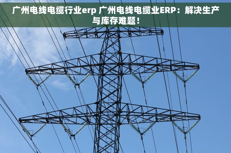 广州电线电缆行业erp 广州电线电缆业ERP：解决生产与库存难题！