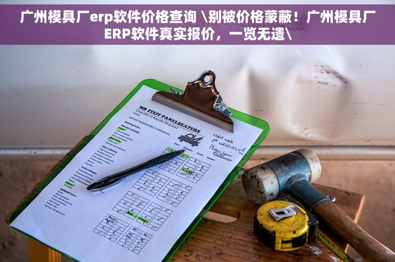 广州模具厂erp软件价格查询 \别被价格蒙蔽！广州模具厂ERP软件真实报价，一览无遗\