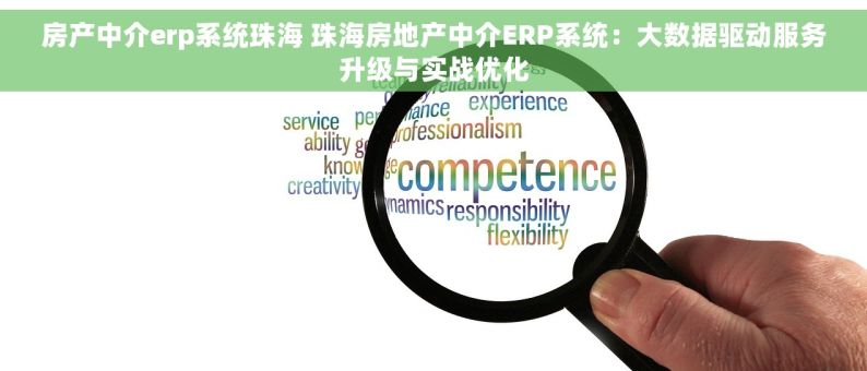 房产中介erp系统珠海 珠海房地产中介ERP系统：大数据驱动服务升级与实战优化