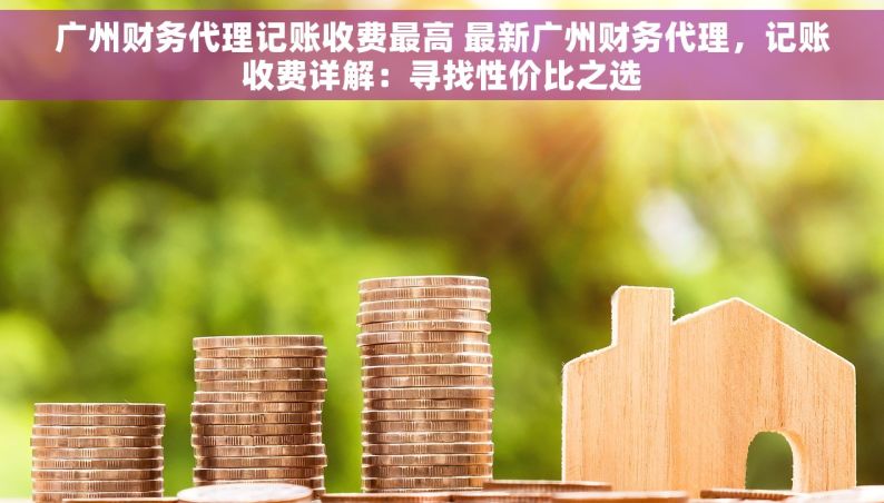 广州财务代理记账收费最高 最新广州财务代理，记账收费详解：寻找性价比之选