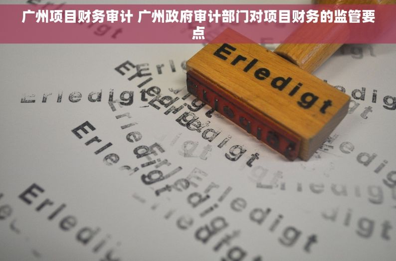 广州项目财务审计 广州政府审计部门对项目财务的监管要点